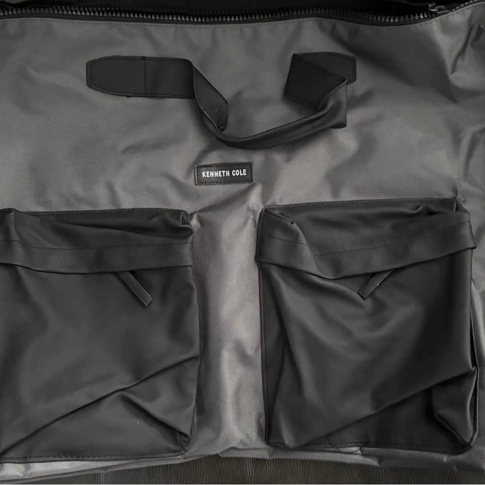 Kenneth Cole Grey and Black Men's Bag